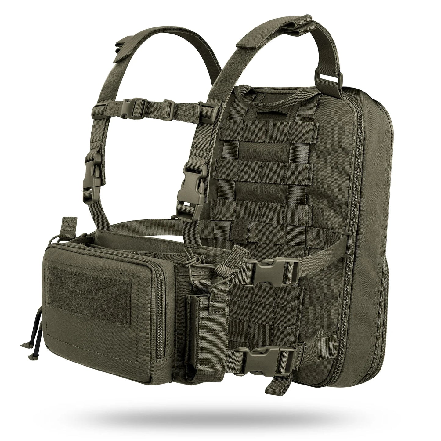 KRYDEX Tactical Flatpack D3 Backpack D3CR Chest Rig Vest Rifle AK M4 Pistol Magazine Pouch Hunting Paintball Hiking Camo Bag