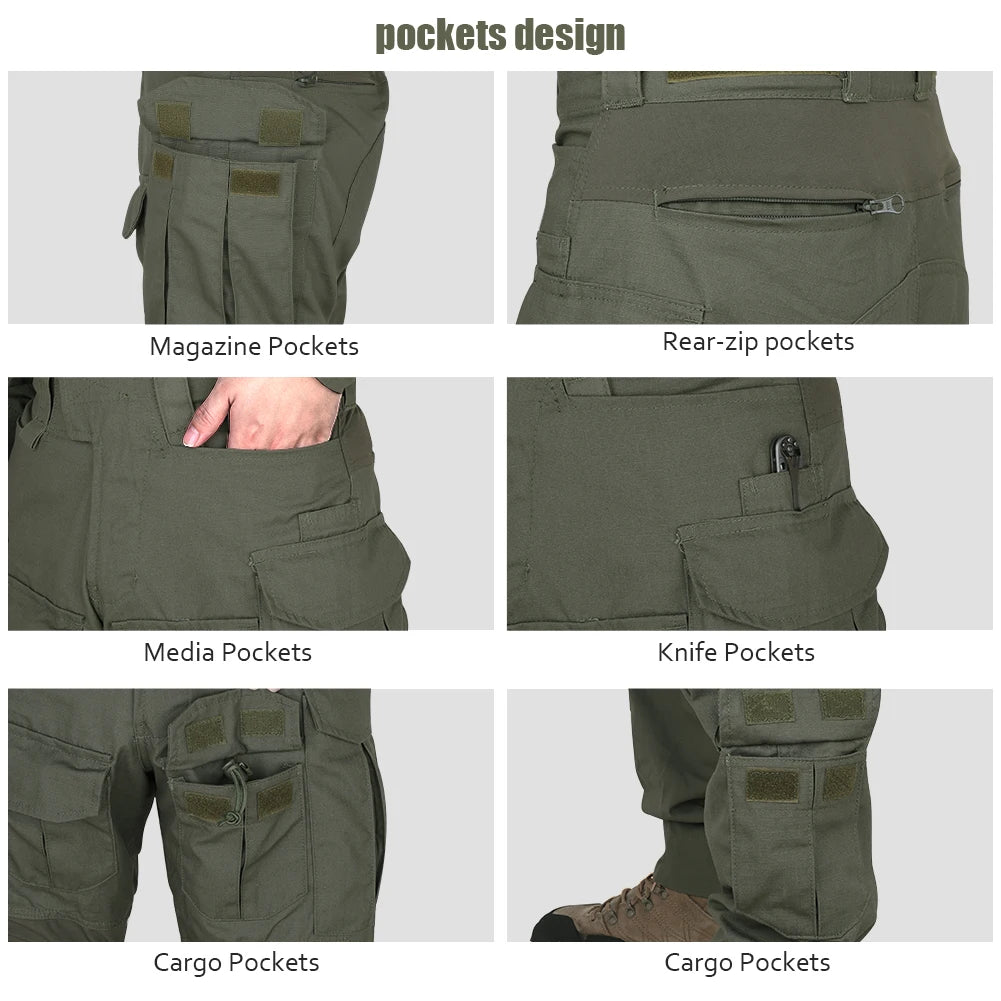 KRYDEX Tactical Combat G3 Uniform Set Outdoor Hunting Gen3 Camouflage Shirt & Pants Kit Ranger Green Black Men Clothing