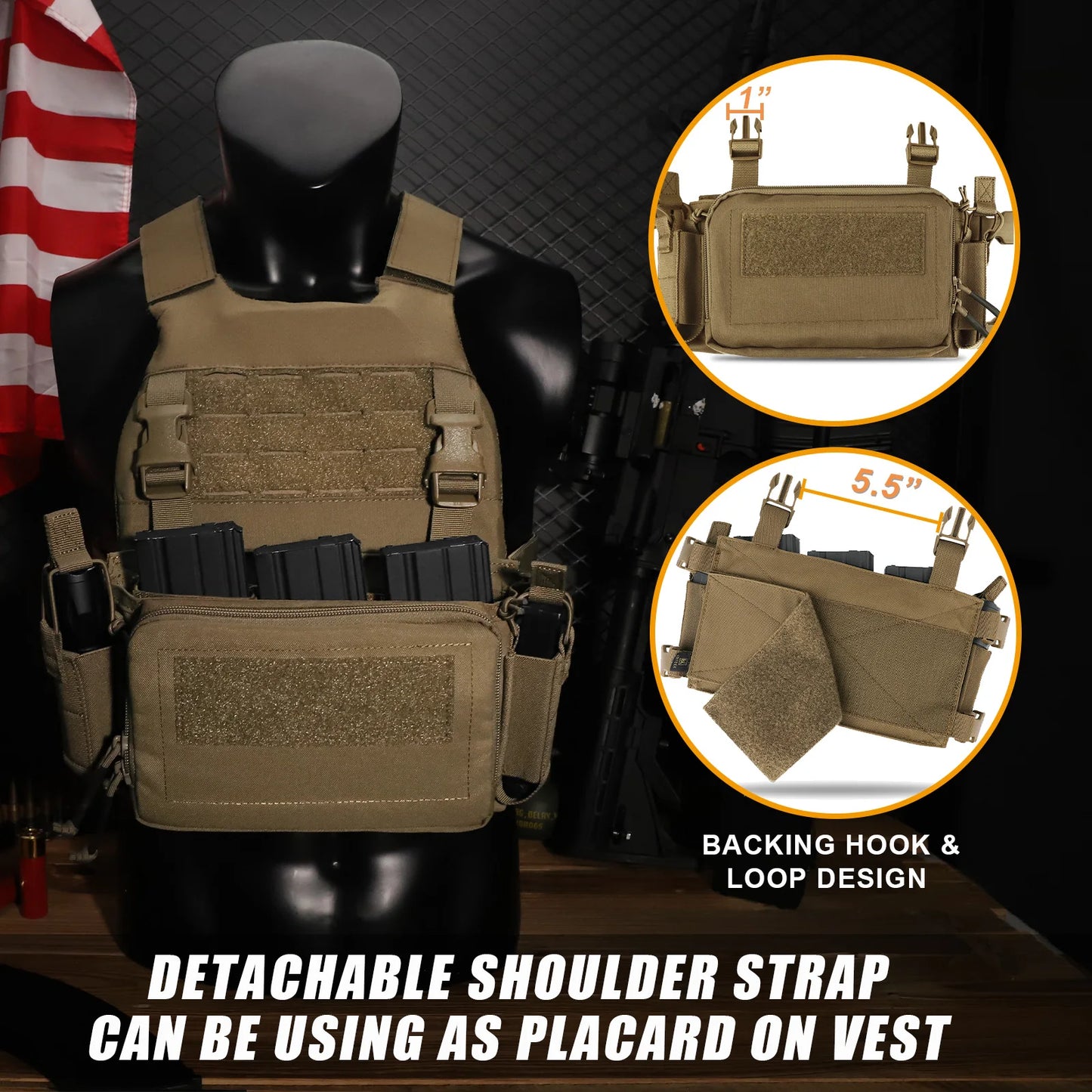 KRYDEX Tactical Flatpack D3 Backpack D3CR Chest Rig Vest Rifle AK M4 Pistol Magazine Pouch Hunting Paintball Hiking Camo Bag