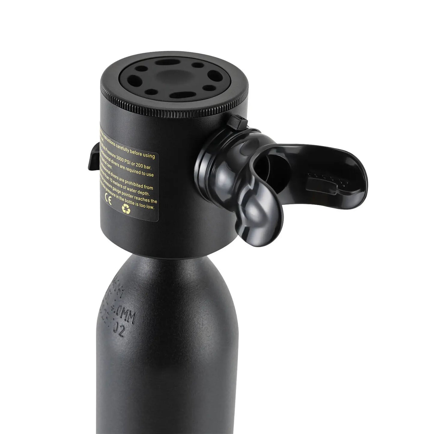 0.5L Mini Scuba Tank Portable Underwater Diving Oxygen Breath Lungs Tank