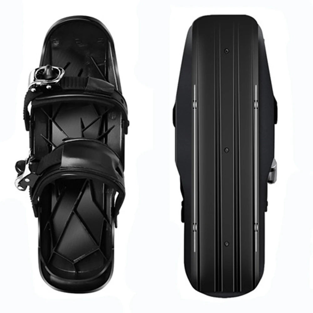 Ski Skates Skis Boots Lightweight Non-Slip Snow Feet Portable Short Mini Skating Ski Shoes For Outdoor Sports Skiing Accessories