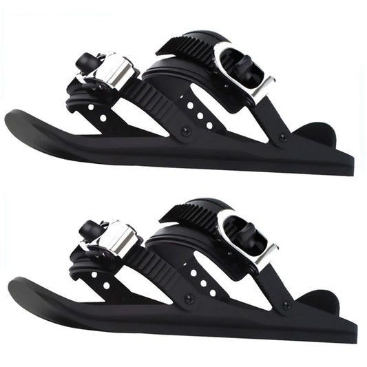 Ski Skates Skis Boots Lightweight Non-Slip Snow Feet Portable Short Mini Skating Ski Shoes For Outdoor Sports Skiing Accessories
