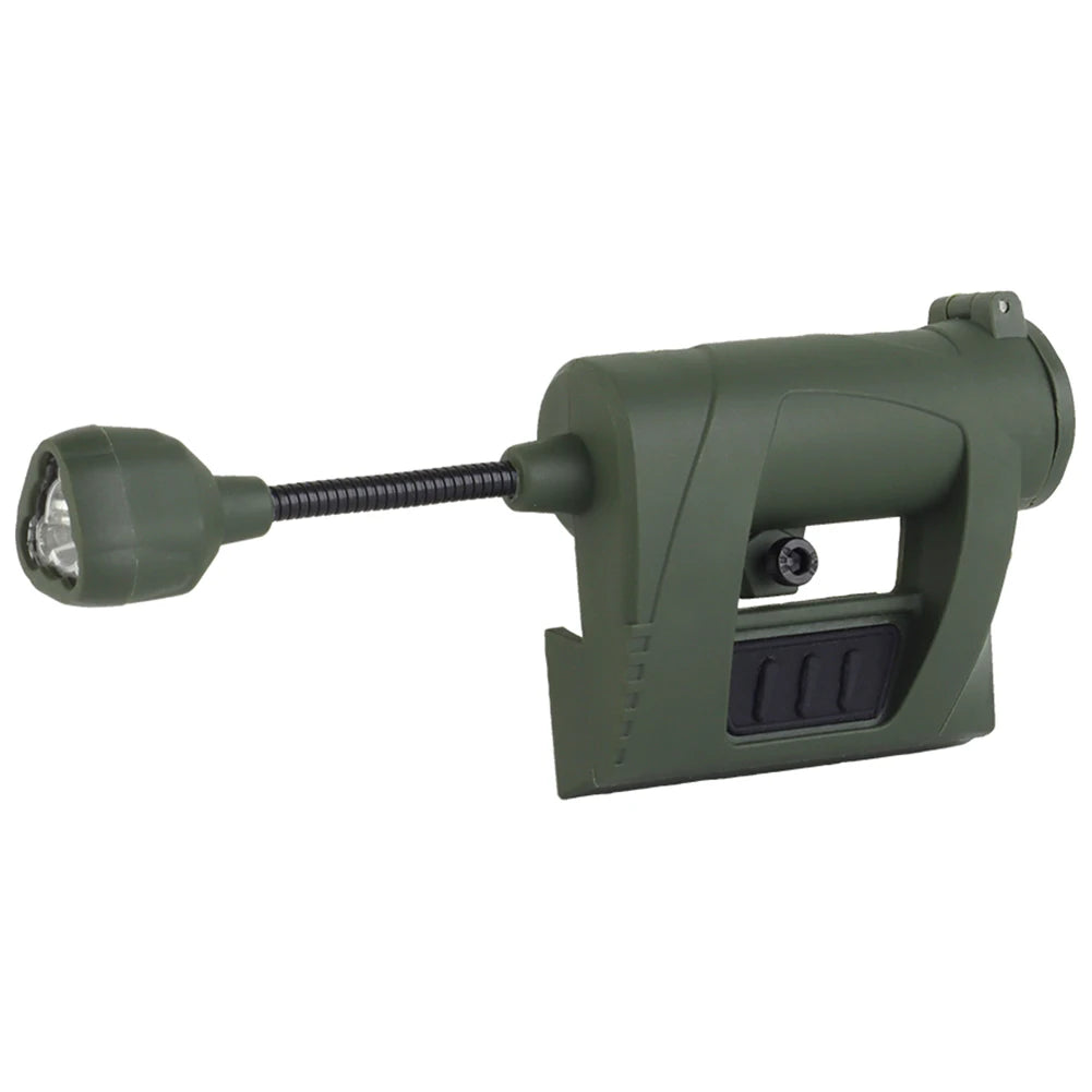 MPLS CHARGE Hunting Military Helmet Flashlight 3 Modes LED Tactical Helmet Head Light Energy Saving Outdoor Military Headlamp