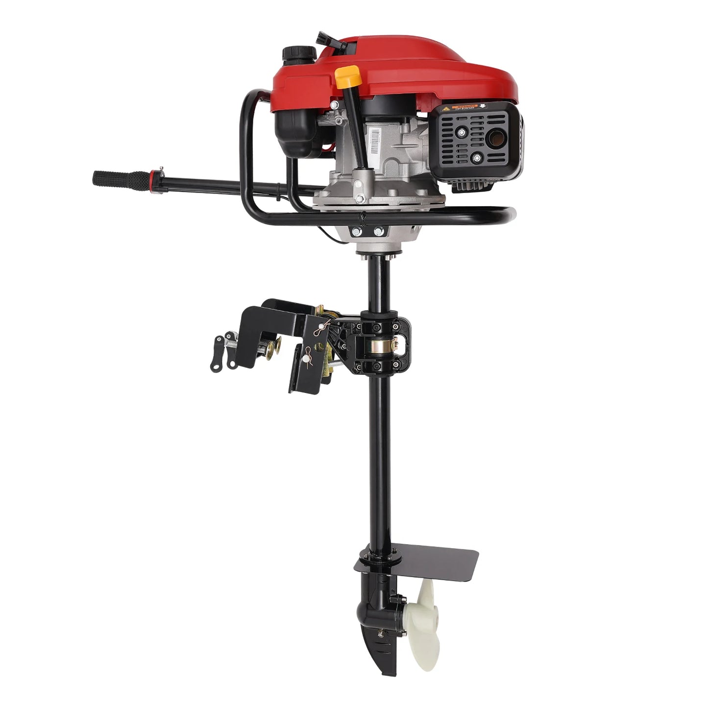 7.5HP 4 Stroke Outboard Motor 200CC 3.5KW Gasoline Engine Heavy Duty Marine Fishing Boat Engine CDI Air Cooling System 3600RPM