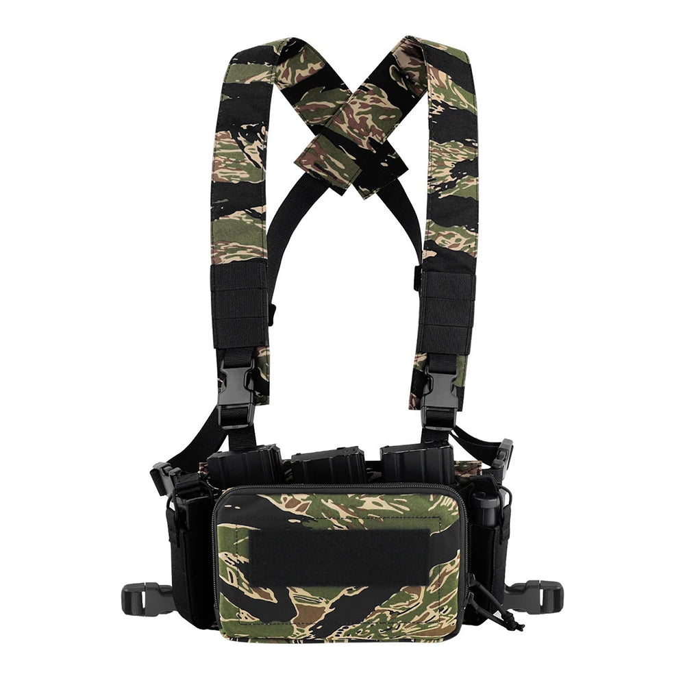 KRYDEX Tactical Flatpack D3 Backpack D3CR Chest Rig Vest Rifle AK M4 Pistol Magazine Pouch Hunting Paintball Hiking Camo Bag