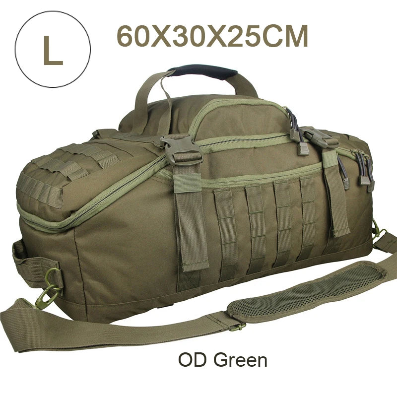 GREENCITY 80L Gym Bags Fitness Camping Trekking Bags Hiking Travel Hunting Bag Assault Military Rucksack Army Tactical Backpack
