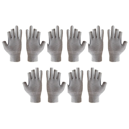 3 Fingers Cut Universal Fishing Gloves Half Finger Summer Outdoor Angling Sunscreen Anti-Slip Gloves Sports Fishing Accessories