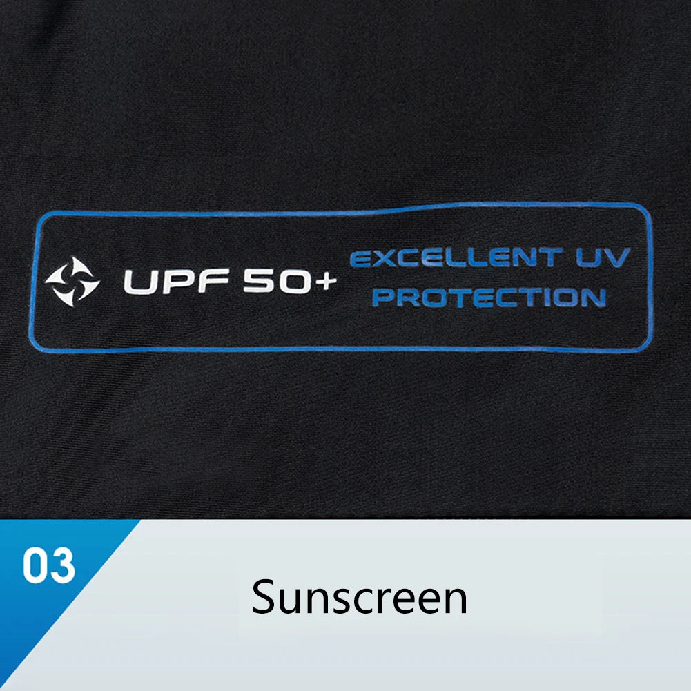 Men Diving Skin Clothes with Zipper Sunscreen Snorkeling Surfing Swimsuit Elastic Anti-scratch Breathable Water Sports Equipment