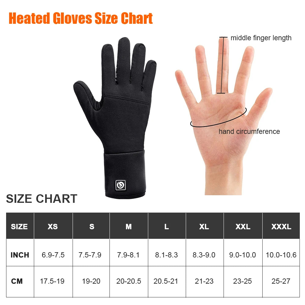 Savior S13 Heated Waterproof Motorcycle Gloves Guantes Motorbike Riding Heating Gloves Touch Gloves Warmer Covers Warmer Leather
