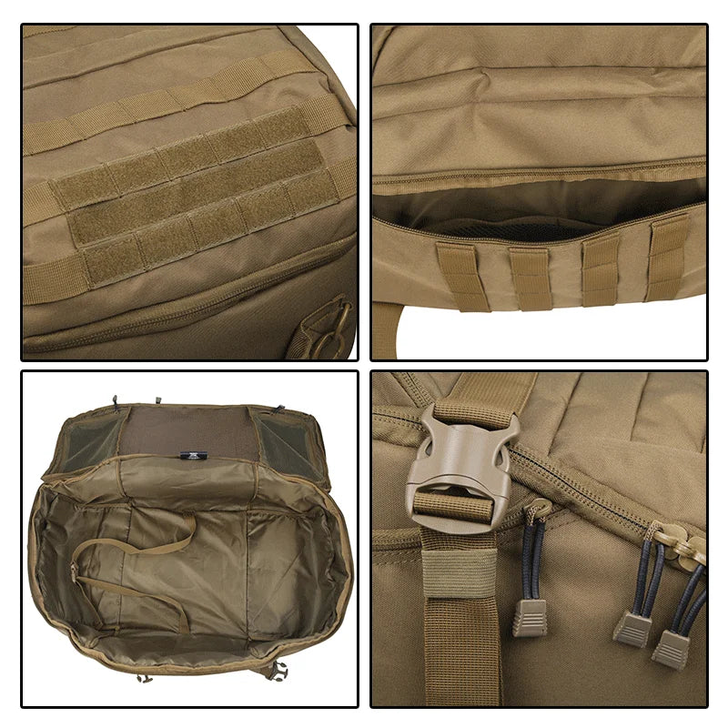 GREENCITY 80L Gym Bags Fitness Camping Trekking Bags Hiking Travel Hunting Bag Assault Military Rucksack Army Tactical Backpack