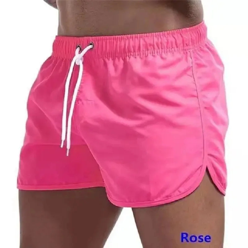 men's Swimwear Low Waist Surfing Trunk swim short sexy personality Swimsuit male pocket swimming beach board short men bathing